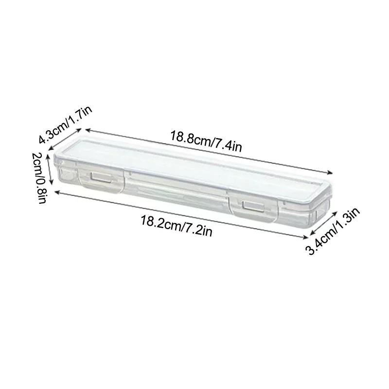 Портативный бокс для зубной щетки Пластиковый дорожный чехол для зубной щетки Прозрачный органайзер-держатель для зубной щетки Дорожные практичные аксессуары