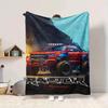 1pc Raptor Truck Blanket Lightweight Flannel Blanket Throw Blanket For Sofa, Bed, Travel, Camping, Livingroom, Office, Couch
