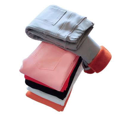 Зимние леггинсы для девочек, коллекция 2023 года, зимние детские бархатные штаны, утепленные длинные брюки для детей, детские узкие брюки-карандаш