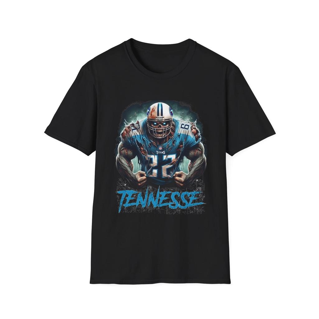 Tennessee Titans Horror Mash Up T-Shirt - Spooky NFL Fan Apparel