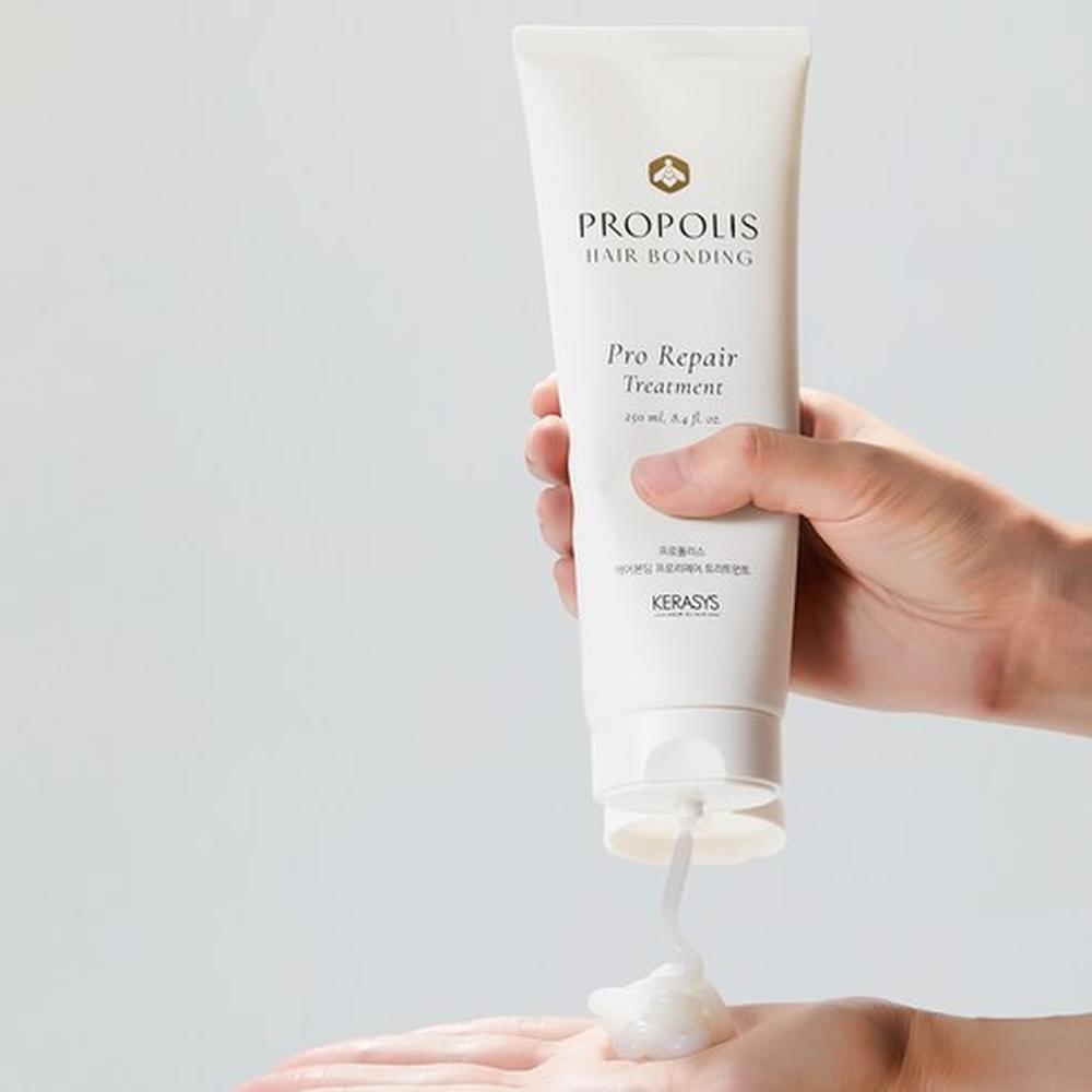 Kerasys Propolis Pro-Repair Treatment для скрепления волос 250 мл - Гладкий уход, Корейский