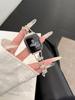 Женская Мода Роскошная Сатурн Алмазная Цепь Металлический Ремешок для Apple Watch Iwatch 11 Поколение 9 8 Ultra/SE