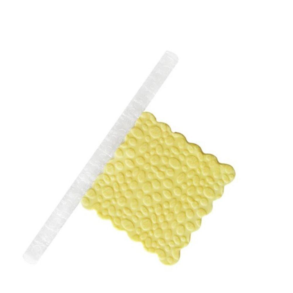 Неприлипающая текстура Скалка Акриловая скалка для мастики и торта Скалка для оттисков Глина