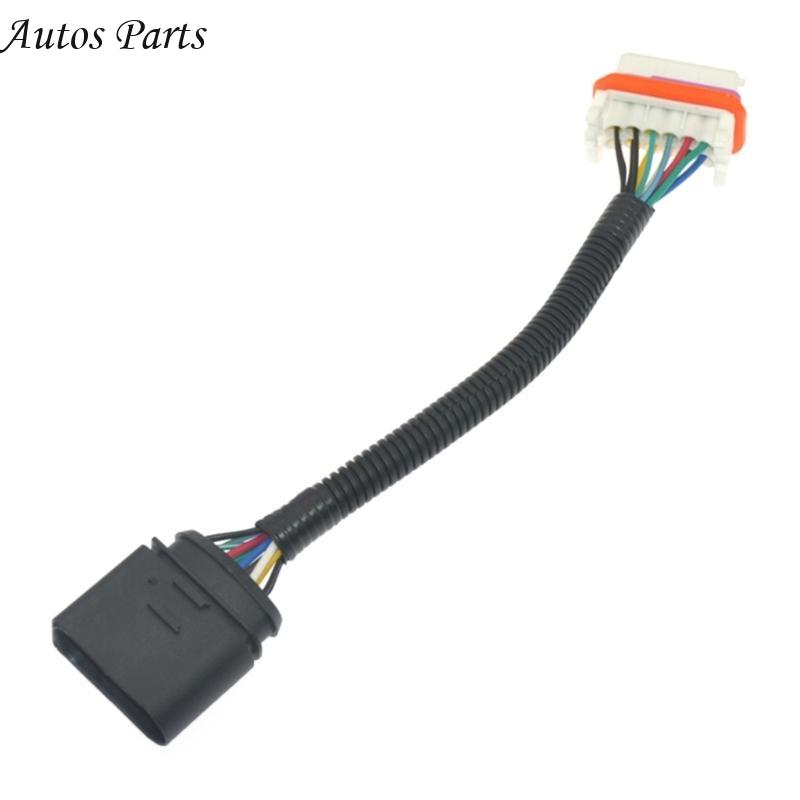 57BA 12 Pin Headlight Adapter Cable Vehicle Headlamp Wiring Harness Cable Cord Assembly Replace for 7L6971071A Front Lights