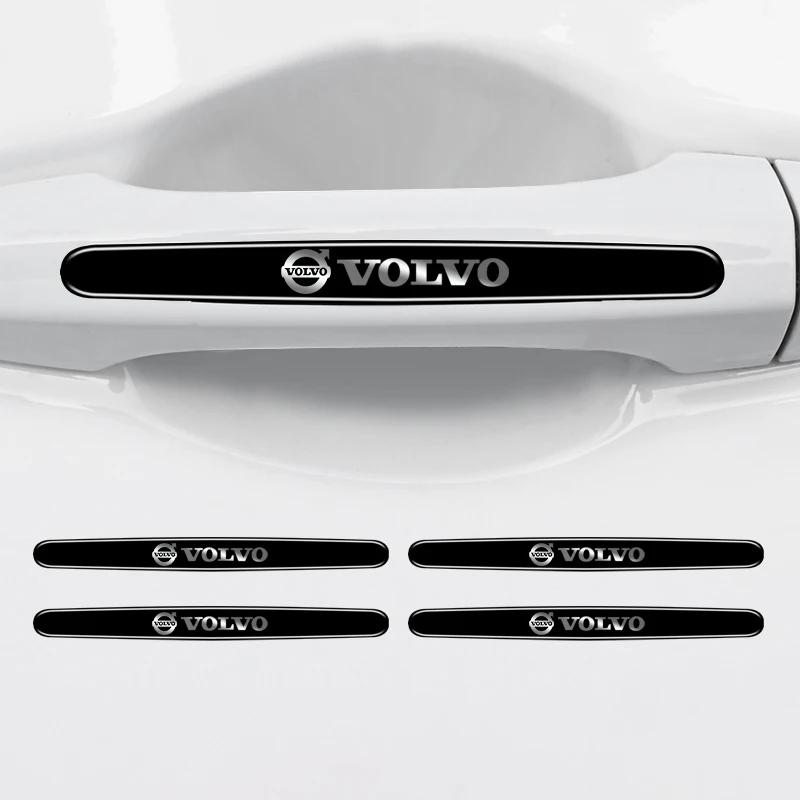 4/8Pcs Car Door Handle Bowl Sticker Scratch Protection Stickers For Volvo C40 V60 V40 XC90 S60 C30 XC60 V50 S90 XC40 V90 S40 S90
