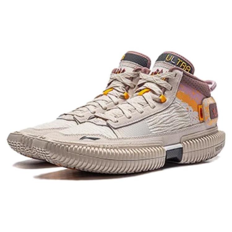 Баскетбольные кроссовки Li Ning Badfive 3 Ultra Текстиль, Синтетическая кожа Средняя высота Мужские Лунный Серый ABFS011-34