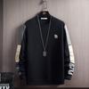 Men's Sweatshirt Korean Style Round Neck Trendy Loose and Versatile Spring New Long-sleeved T-shirt Personalized Casual Top