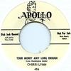 7-дюймовая пластинка CHERRI LYNN - Your Money Ain't Long Enough / Baby APOLLO456 Apollo UK UK Rock