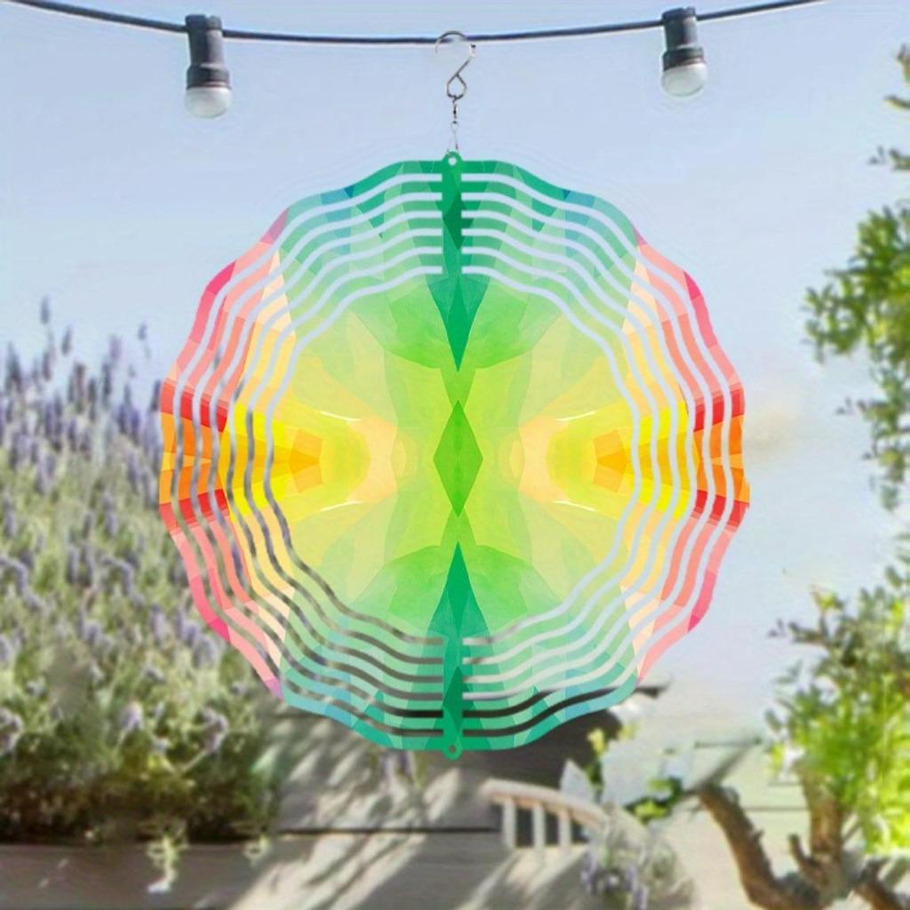 10 Inch Hanging Wind Chime Elegant Outdoor Garden Decor Summer Spring Courtyard Adornment with 360 Degree Hook Perfect Gift for Friends