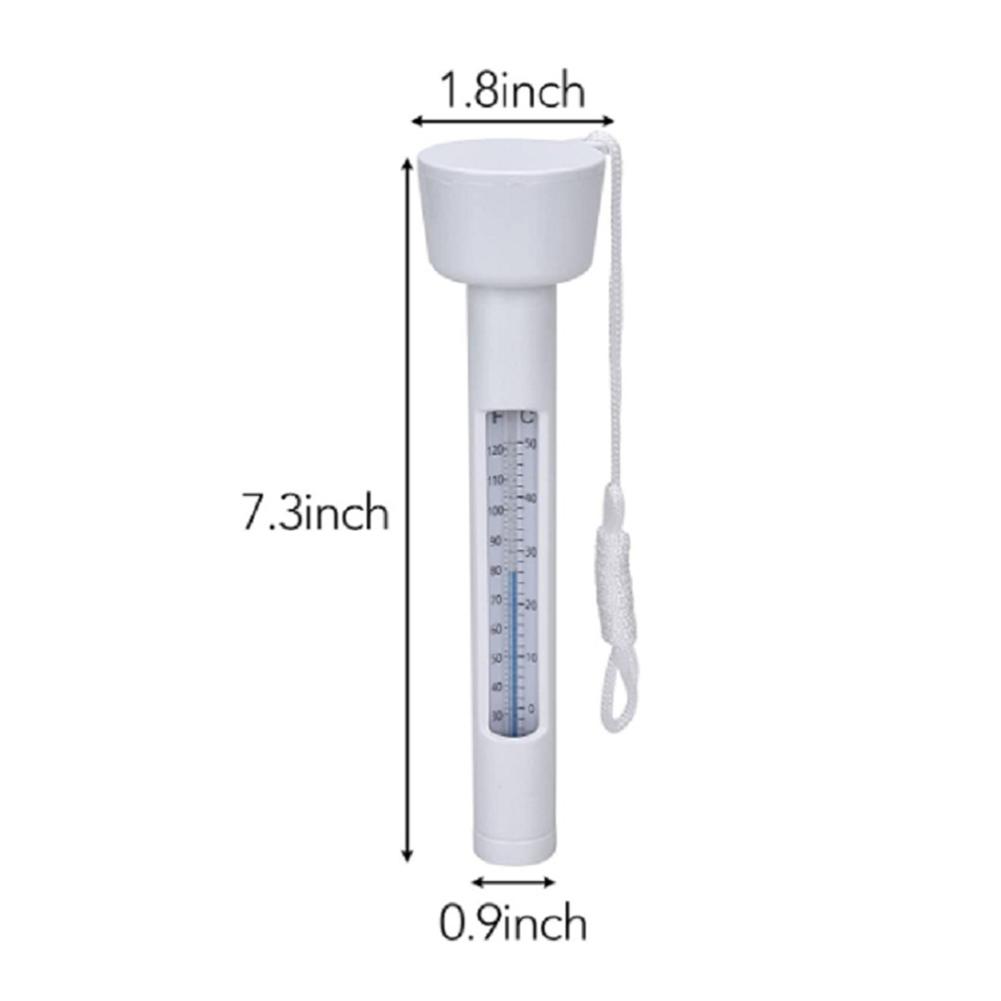 Floating Thermometer Water Temperature Thermometer Water Temperature Gauge for Outdoor Indoor Swimming Pools Spas Hot Tubs