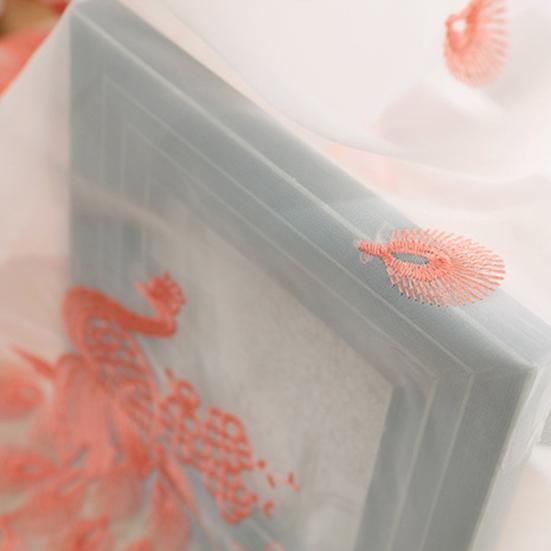 Yousheng 1 лист оконной марли яркий полупрозрачный полиэстер элегантная вышитая оконная марля занавеска украшение дома