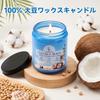 Ароматическая свеча FRAGRFLOWING, Кокосовый пляж, 200 г, 2 шт., 17,5*8,6*10,2 см