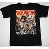 Мужская футболка Skid Row Band Act Черная с коротким рукавом Все размеры KN651 Унисекс футболка
