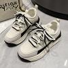 Женская спортивная обувь 2024 года, новая мода, ретро, маленькие белые, универсальные, модные, повседневные, беговые, кроссовки Plataforma, весна-лето