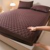Polyester Bed Cover With Solid Color Design For Bed Protects Mattress And Prevents Dust