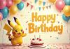Kids Birthday Party Backdrop Cute Pikachu Pokemon Pocket Monster Baby Shower Banner Studio Photography Gift Background Supplies