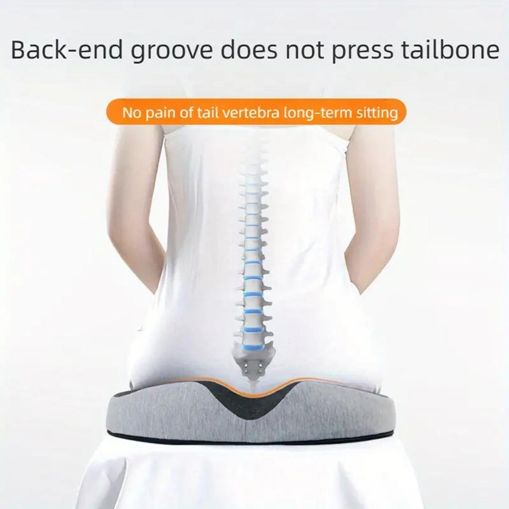 Ergonomic Memory Foam Donut Seat Cushion Comfort Pillow For Tailbone Pain Relief Bed Sores Hemorrhoids Sciatica Post Recovery