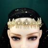 Лента для волос с цепочкой на лоб, цепочка для волос с короной для невесты, женские свадебные украшения, украшения для волос