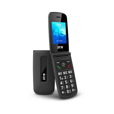 Мобильный телефон - SPC - Titan 2 - 4G - Клавиши XL - Громкость 105 дБ - Черный
