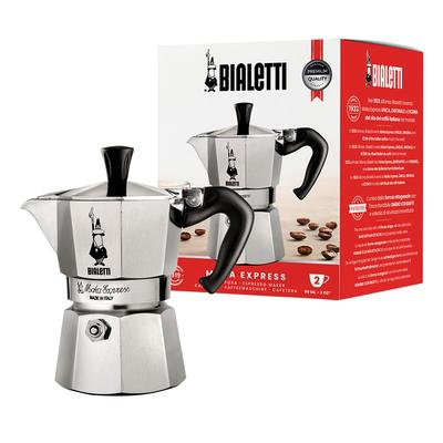 Mocha Express 2 Cup Тип прямого огня (Кофеварка Эспрессо-машина Macchinetta)