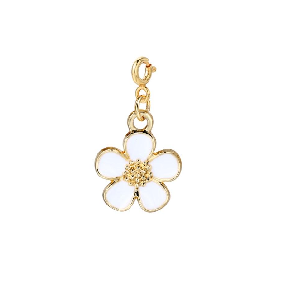 Multicolor Flower Pendant Charm For Women Romantic Party Spring Fashion Jewelry Handmade DIY Making Accessories Wholesale