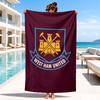 Football Club Emblem Beach Towel, Microfiber Beach Towel, Perfect For Pool, Beach, Travel, Home Decor Beach Party Fan gifts
