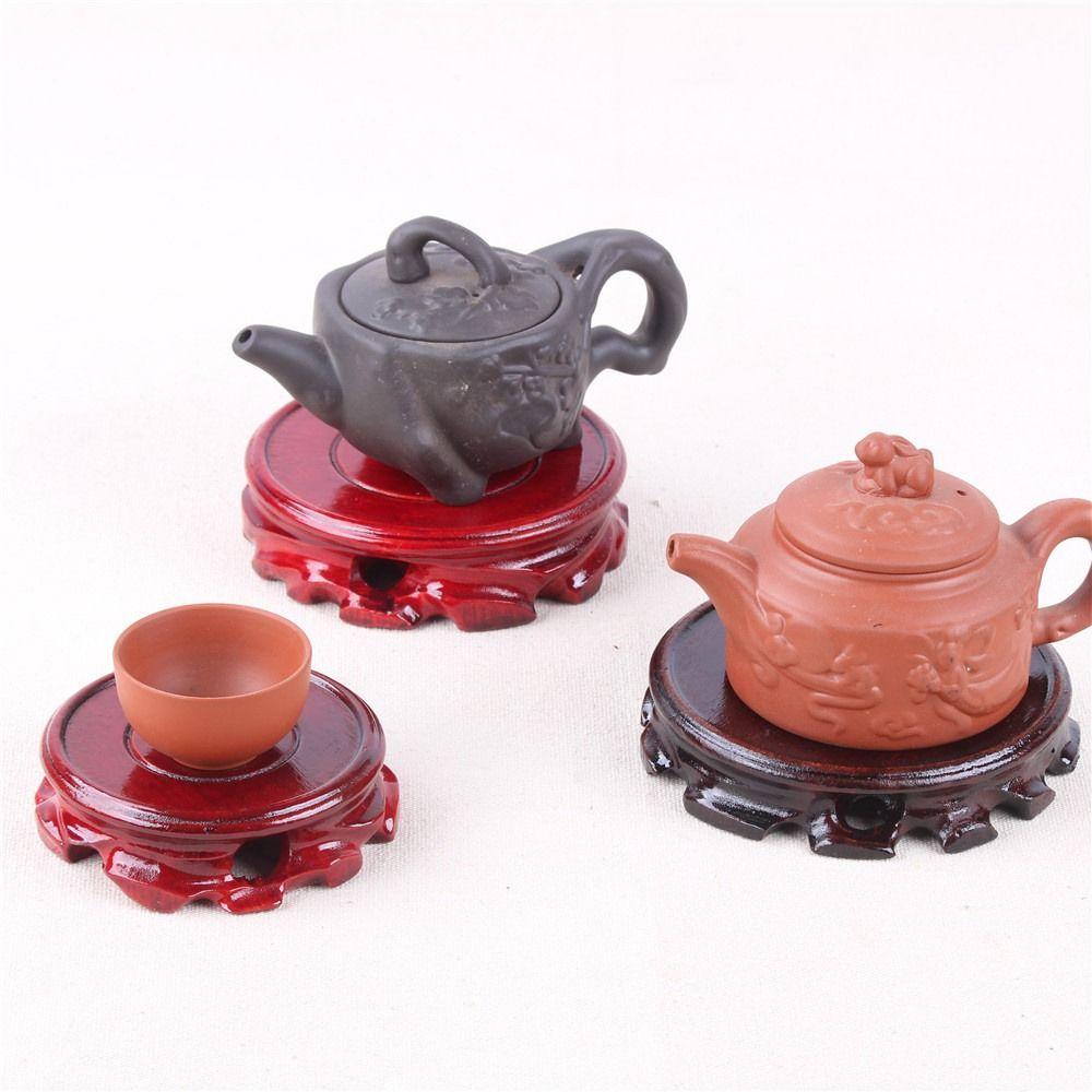 Round Pot Trays Ornaments Display Plant Caddy Stand Home Flower Pot Tray Garden Supplies