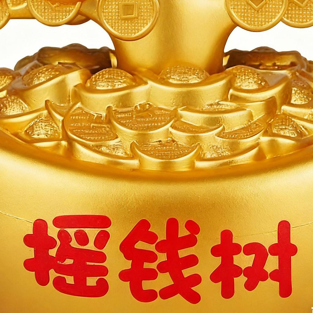 Car Dashboard Decorations Solar-Powered Shaking Money Tree Design Automotive Interior Decor Cute Dashboard Car Accessories