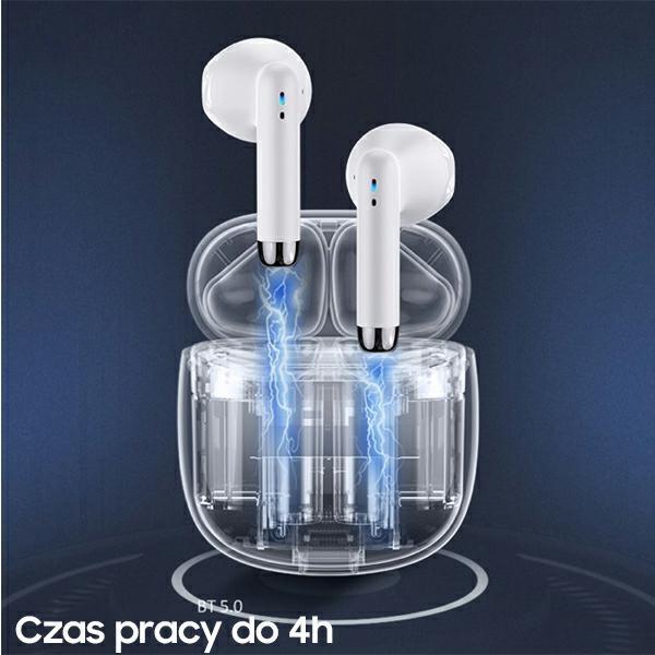 Usams Słuchawki Bluetooth 5.0 Tws Iaseries Bezprzewodowe Granatowy/Dark Blue Bhuia03 (Us-Ia04)