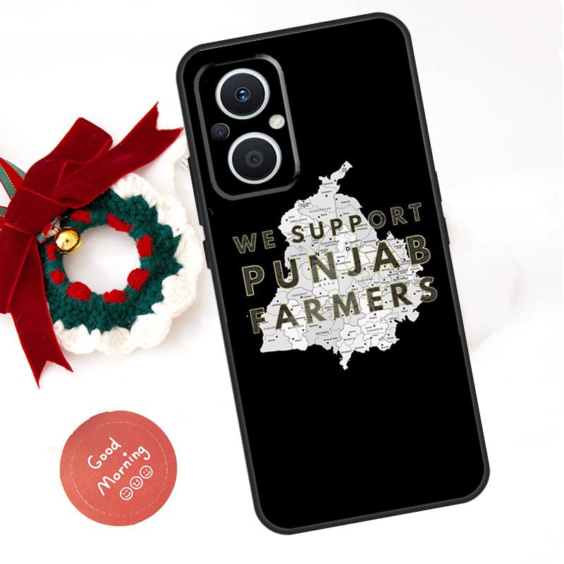 Карта Пенджаба Контурный Чехол Для OPPO Reno 14F 14 13 12 11 10 Pro 11F 12F 13F 7 8 Lite Чехол OPPO Find X8 X5 X9 Pro