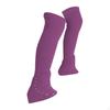 Figure Skating Leg Warmers Knitted Long Decoration Socks with Rhinestone for