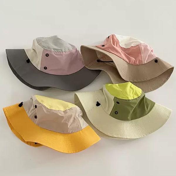 Candy Color Custom Lightweight Quick-drying Fisherman Hat Blank Sun protection Boonie Outdoor Fishing Hat