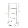 storage rack l50*w40*h117cm stainless steel, Storage Rack L50*W40*H117cm Stainless Steel
