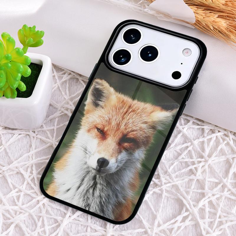 Чехол для телефона Snow Fox Animal с защитой от ударов для iPhone 17 Air 16e 15 11 12 14 13 Pro Max Cover Coque