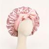 Satin Silky Bonnet With Adjustable Tie Band, Lightweight Sleeping Hair Cap For Women Men, Hair Care Night Bonnet