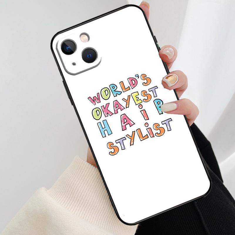 Чехол для телефона парикмахера для iPhone 13 12 11 14 15 16 Pro Max Mini X XS Max XR Plus Чехол Задняя крышка