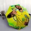 Personalized Name Brazilian football player Print Umbrella, UV Shielding. It Has Eight Sturdy Ribs for Outdoor Use And Perfect As a Holiday Gift