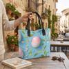  Floral Print Tote Bag Casual Large Capacity Daily Shoulder Bag for Women