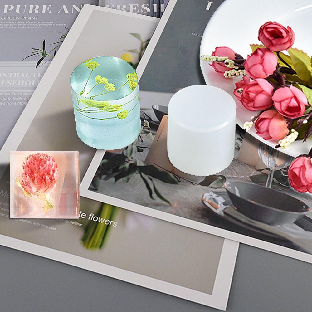 Форма для свечей Формы для изготовления ювелирных изделий Форма ручной работы из хрустальной смолы Форма силиконовая цилиндрическая для литья