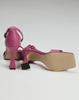 Heeled Sandals Lottini 3200101 37 Fuchsia Leather