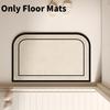 Abstract Shape Diatom Mud Doormat With Quick Drying For Bedroom And Entryway