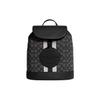 Рюкзак Dempsey 26 Classic Monogram на шнурке с застежкой-кнопкой из ткани и фактурной кожи, средний, женский, черный CE601-SVRT6
