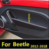 Защитная накладка на подлокотник двери автомобиля из микрофибры и кожи для Volkswagen Beetle 2012 2013 2014 2015 2016 2017 2018   Салон автомобиля
