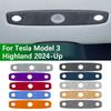 Замшевые накладки на рамку плафона для чтения для Tesla Highland 2024+ Декоративные аксессуары для интерьера автомобиля