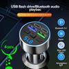 Bluetooth 5.0 FM Transmitter Car Phone Charger MP3 Music Player Car USB Cigarette Lighter Car Charger PD Fast Charging