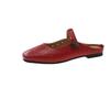 French Fairy Wind Bag Head Half Slippers 2025 New Imitation Leather Outer Wear Versatile Low Heel Sandals Gentle Muller Shoes Women