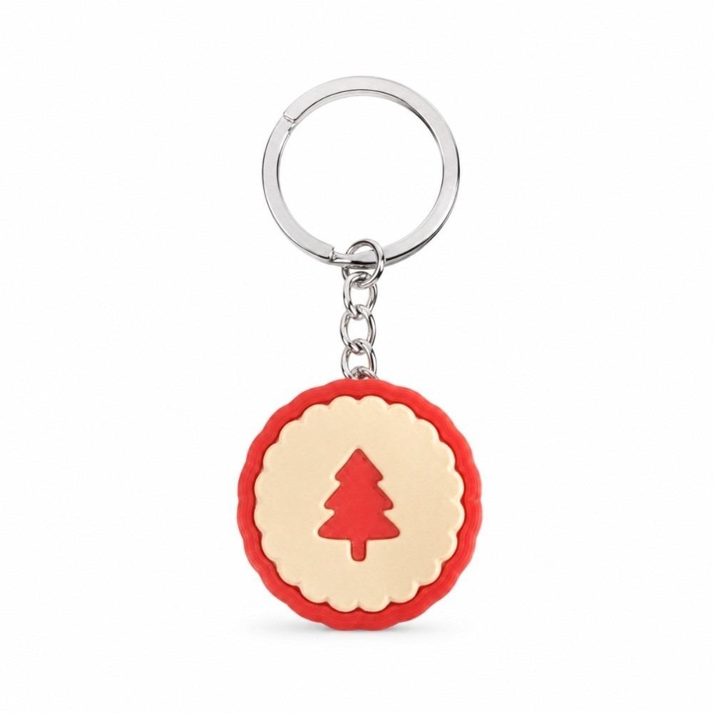 Christmas Tree Special Shape Keycap Pendant Christmas Stocking Press Button Toy Car Pendant