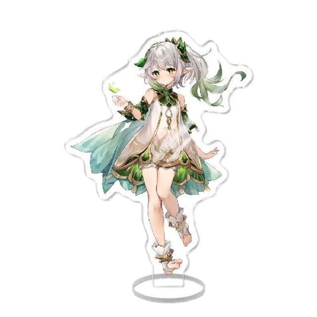 Аниме Genshin Impact фигурки NAHIDA травяной бог Насита прозрачный акриловый бренд GENSHIN вокруг новой живописи подарки