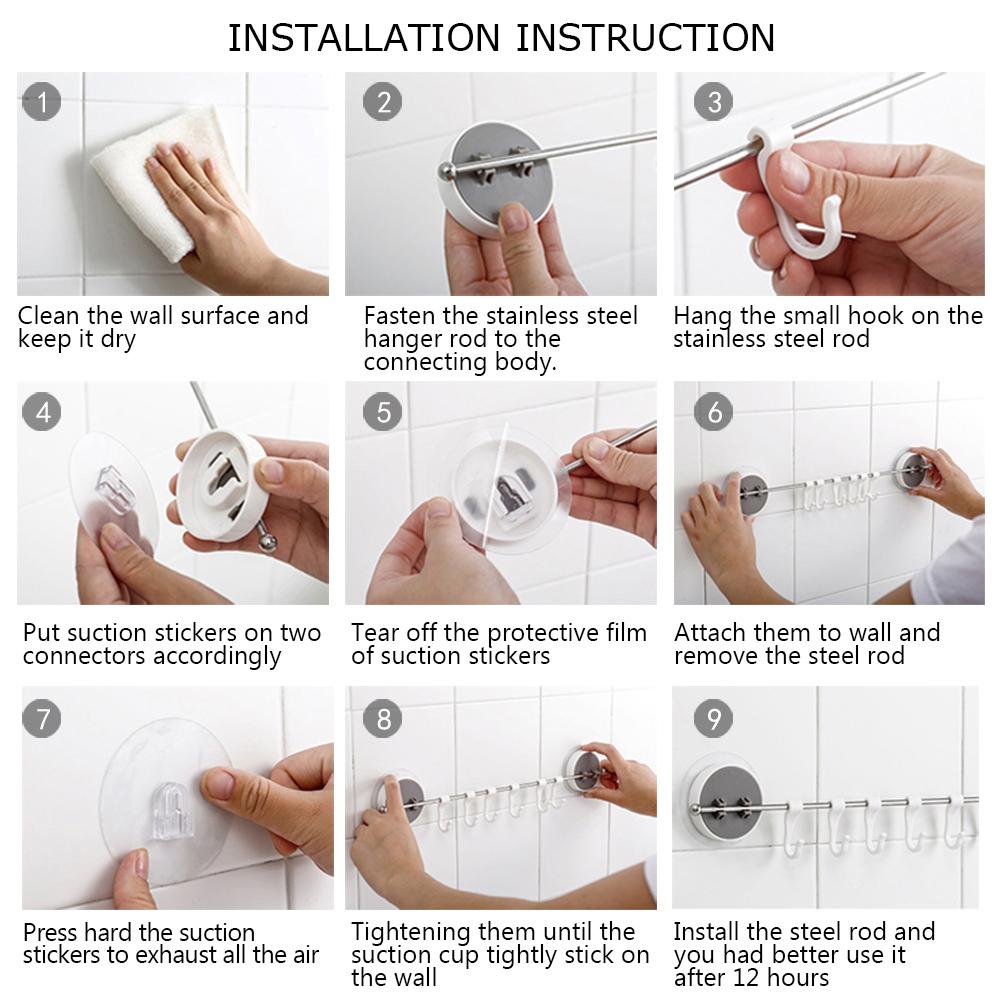 Крючки на присосках, прочный вакуумный крючок, вешалка для полотенец, держатель для полотенец