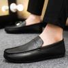 Fashion Genuine Leather Luxury Brand Men Loafers Men Casual Shoes Italian Moccasins Breathable Slip On Men Driving Shoes Chaussure Homme